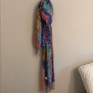Lilly Pulitzer silk/cashmere scarf